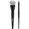 Start Makers Set di 2 Pennelli Make Up, Pennello Fondotinta Kabuki e Pennello Correttore Professionale, Morbide Setole Sintetiche Vegan per Fondotinta Liquido, Creme e Polveri, Senza Strisce