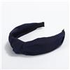 SYSUII 1 cerchietto per capelli con nodo, da donna, vintage, largo, accessorio per capelli, fascia per capelli, fascia elastica per capelli, copricapo per donne e ragazze, blu #2
