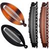 WHGHNCQ Banana Clip pettine per Capelli,4 Pezzi fermagli per capelli a banana retrò per ricci grossolani Accessori per capelli a coda di pesce Due fermagli a banana Pettini per donne e ragazze,Set A