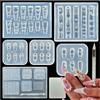 Zosutetoxo Nails Mold, Set per Nail Art con Stampo in Silicone 3D, Stencil per Unghie e Fiori per Decorazioni Fai-da-te