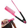 Generic Pettine | Raddrizzatore per capelli a forma di V per acconciature e raddrizzamento dei capelli | Spazzola lisciante per acconciature - Per la casa il viaggio le vacanze e le uscite