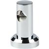 CARMOTTER Supporto per soffione doccia, robusta staffa da parete, costruita con ABS, adatta a barre da parete da 21 5 mm e 22 mm, finitura cromata