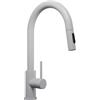 PRIMAGRAN Rubinetto da cucina 9010 Grigio con due tipi di getto, Rubinetto ad alta pressione, Rubinetto da cucina girevole a 360°