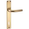 SACAR DUE SRL Maniglia con placca in alluminio finitura bronzato 90 mm