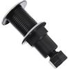PENIKOKO Pulsante Pneumatico per Trituratore Rifiuti 25mm Nero Plastico | Diametro 0, 98 Pollici, Accessorio Sostitutivo, per Vasca da Bagno e Cucina