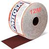 PMIQSA Rotolo di Carta Abrasiva 70mm x 12m Grana 150 | Ossido di Alluminio Carta Vetrata Per Legno Metallo Vernice Gesso Stucco Auto Compatibile Con Levigatrici A Macchina