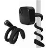 Quorumsg Supporto Telecamera Silicone, 43cm Supporto Telecamera, Stand per Fotocamera Girevole e Regolabile, Supportos Non Richiede Fori per Adatto uso Domestico in Ufficio e All'aperto