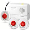 SYNLETT Cercapersone caregiver con 3 pulsanti di chiamata wireless