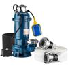 Wiltec Pompa acque nere 550 W 16.200 l/h con tubo 20 m