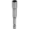 QUARKZMAN Bussole per Avvitatore Esagonale a Dado 7mm Chiavi Bussola Metriche 6 Punte Gambo Esagonale 1/4 Inserto Magnetico Acciaio CR-V Bulloni Impulsi per Trapani, Lungo 2.56 (65mm)