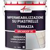 ARCANE INDUSTRIES Guaina liquida sotto piastrelle, Impermeabilizzante per balconi e terrazze in pendenza: ARCAROOF SC - 2,5 L Grigio - ARCANE INDUSTRIES