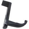 Snner Supporto per cuffie da 1 pc in plastica barra auricolare supporto per il monitoraggio del gancio gancio auricolare con adesivo posteriore nero
