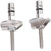 YWBL-WH Cerniera Sedile Water Acciaio Inox M6 71.5mm per Sostituzione e Riparazione Bagno Navi e Ambienti Umidi