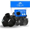 DOJA Barcelona Collare di Presa per Tubi Antifuga - Confezione da 4-50x1/2 - Fascetta di Derivazione per Tubo Idraulico, Minimizza Perdite d'Acqua, Collare Derivazione Resistente, Montaggio Facile