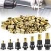 XZMCAT Set di 7 pinze per rivetti con 70 dadi per rivetti M3 M4 M5 M6 M8 M10 M12, set di pinze filettate per metallo, lamiera, tubi e montaggio di mobili