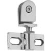 LIFKICH Cerniere Pivot per Porta Doccia in Acciaio Inossidabile Argento Aspetto Elegante e Tenuta Migliorata, Stile Moderno Semplice, Set da 1 per Porte in Vetro