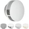 ESOYAWE 70 80 100 120 150 160 180 190 200 Mm Griglia Di Ventilazione In Acciaio Inossidabile 304, Bocchetta Aerazione Rotondi Con Rete Di Schermo Incorporata, Tappo Griglia Aerazione Per Tubo