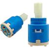 Vgorgor Cartucce In Ceramica Da 25 Mm, Cartuccia Per Rubinetto In Ceramica Con Maniglia Singola, Cartucce Di Ricambio Per Dischi In Ceramica Per Doccia Da Bagno,Piede Piatto 25mm