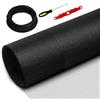 KUOGAS Zanzariera Per Finestra,DIY 250x120 Cm,Zanzariera In Fibra Di Vetro Resistente,Adatta Per Balconi,Salotti,Terrazze,Finestre Velux E Porte-Finestre,Per Proteggere Contro Gli Insetti