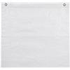 MAKA Telo Antipolvere Ponteggio 1,8x15 m Bianco 60g/m² con Occhielli PE UV