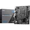 Msi Pro H610M-E DDR4 Scheda Madre PC mATX LGA 1700 DDR4 M.2 PCIe 4.0 HDMI VGA