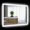 kleankin Specchio Bagno Antiappannamento con Luci e Controllo Touch 70x50cm