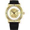 Stuhrling Original Stührling Sniper 3915 Orologio al Quarzo Cassa 42mm Classico Aviatore con Cinturino in Gomma