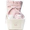 BebeDeParis Regalo Neonato Maschio Femmina | 2 Ciucci per Bambini con Nome | de 0|6 Mesi e Portaciuccio Rosa | Senza BPA | Presentato in una scatola elegante personalizzata | | BebeDeParis