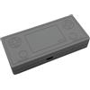 Generico Custodia rigida in PC stampata in 3D console di gioco per AYANEO MICRO2 - Custodia da trasporto portatile per console di gioco retrò portatile con chiusura magnetica, Grigio