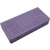 Generico Custodia rigida in PC stampata in 3D console di gioco per AYANEO MICRO2 - Custodia da trasporto portatile per console di gioco retrò portatile con chiusura magnetica, Viola trasparente