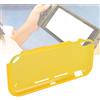 BONKZEBU Custodia Protettiva in TPU per Lite Custodia Antiscivolo per Accessori Console di Gioco Blu/Giallo, Copertura Trasparente Morbida e Confortevole per Console Lite (Gialla)