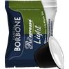 Borbone Caffè BORBONE Respresso Miscela LIGHT 50% Blu, 50% Dek per Nespresso 100 Capsule
