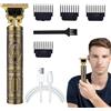 Generic Tagliacapelli da uomo, tagliacapelli da uomo, con ricarica USB, strumento elettrico per tagliare e tagliare i capelli con pettini per testa, barba e corpo