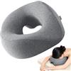 Nudorpn Cuscino Viso Per Massaggio Memory Foam Con Rivestimento Rimovibile Supporto | Guanciale Massaggiante Per Piercing per Dormiente Laterale Dopo Piercing Orecchio e Recupero BBL Casa Ufficio