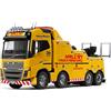 TAMIYA Tamiya-56362 1:14 Volvo FH16 Tow Truck 8x4-Kit di Montaggio, RC, Telecomando, Camion, Giocattolo da Costruzione, Modellismo, Giocattolo, Colore Giallo (56362)