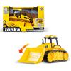 Basic Fun Tonka Basic Fun Mini Steel Classics Bulldozer - Costruzione in acciaio, parti funzionanti, luci e suoni realistici, design giallo vivido - perfetto per bambini dai 3 anni in su