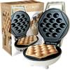ScrapCooking - Mini Bubble Waffle Factory - Macchina per Waffle a Bolle - Piastra Riscaldante Antiaderente - Apparecchio - Idea Regalo Pasticceria & Cucina - Ricetta Inclusa - 3881