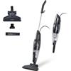Grunkel Aspirapolvere scopa verticale con cavo ASP con filtro HEPA lavabile, 600 W di potenza e 16.000 Pa di capacità di aspirazione. Include accessori. 5,5 m di cavo e serbatoio (600 W Easy)