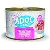 Adoc Naturally Premium, Alimento Umido Complementare per Cani, Filetti di Tonnetto, 24 Lattine da 170 g, in Gelatina, Senza Conservanti e Coloranti