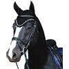Pferdelinis Elegante cuffia antimosche per cavallo, con glitter, per pony, cob, Full, sangue freddo (nero, sangue caldo (Full)