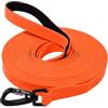 Wodondog Guinzaglio da Addestramento Impermeabile per Cani, 1,8m/ 3m/ 5m/ 10m/ 15m/ 20m/ 25m/ 30m Robusta e Resistente con Maniglia e Moschettone, Perfetta per Cani di Taglia Piccola e Grande