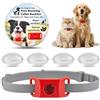 Turiueba Collare Antipulci Cane Antiparassitario Gatto Collari Antiparassitari Sostituibile Naturale Oli Essenziali Collarino Grandi Piccola Medi Silicone Anti Pulci Zecche Zanzare Regolabile Impermeabile 63cm