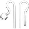 Generic Tubo per Acquario Lily Pipe in Vetro Lily Pipe Afflusso Afflusso Deflusso 10/13/17 Mm Rimuovi Olio Piantato Facile Installazione Acquario, 13 mm