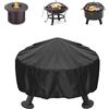 Segutage Copertura Rotonda Barbecue, Copertura Protettivo da Esterno Affumicatore, 112cm Oxford Braciere per Barbecue a Gas Carbone Affumicatore