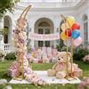 VeftBltrem Telaio per arco di nozze, 1,8 x 2,1 m, arco per palloncini, telaio in metallo, decorazione per feste, matrimoni, compleanni, feste, San Valentino