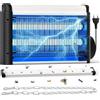 AOKKR Insetticida elettrico 35 W, lampada UV per zanzare, 4000 V, per interni ed esterni, trappola per mosche, senza sostanze chimiche, efficace contro zanzare, mosche e tarme, copertura 80 m²
