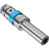 Bewinner Portamaschiatore Flottante Portamaschi Telescopico con Codolo Cilindrico Portautensili per Maschi M2- Adattatore ER20 Tornio CNC, Acciaio 20CrMnTi Temprato Alta concentricità (GS-TER20A-D25)