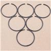 YhFiaS 4/6 pz 38mm X 1.5mm Pistone Anello Kit Misura for H 36 136 137 141 142 235P 235R 232L 240RJ 240RBD Motosega Decespugliatore(6PCS)