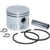 YhFiaS Kit spinotto pistone da 41 mm adatto for parti di attrezzi da giardino for motore motosega P 350 351 352 370 371 390 401 420
