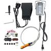 YaeKoo Smerigliatrice sospesa con albero flessibile ad alta potenza, 780 W, 23000 giri/min, utensili elettrici multifunzione per la lavorazione dei metalli, kit di riparazione per utensili rotanti HP da 1/4